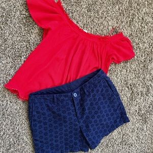 Top Off The Shoulder and Short